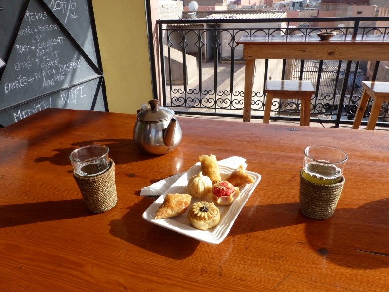 Marrakech café Fnaque berbère