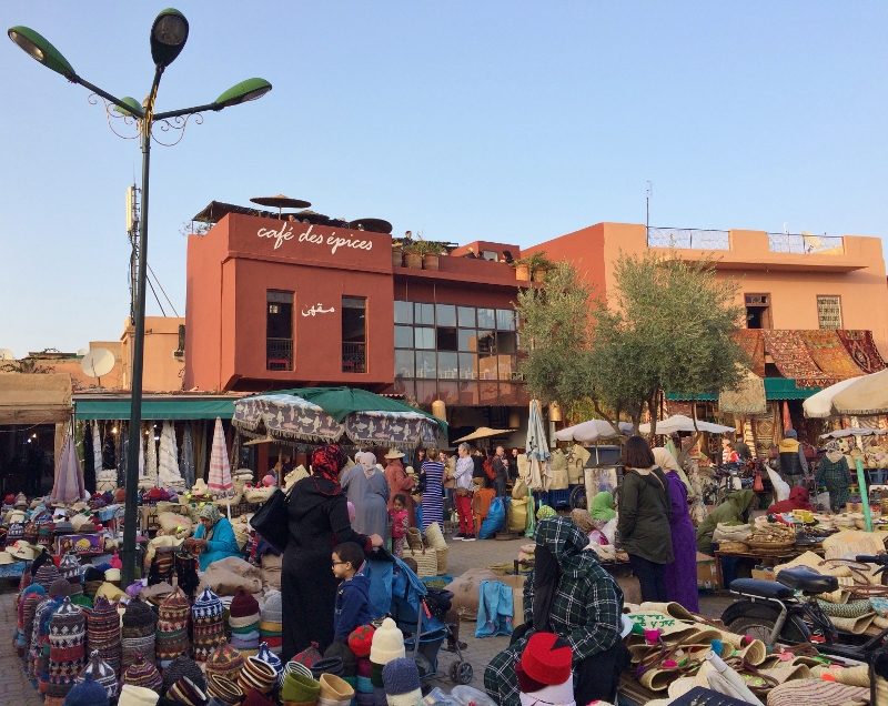 Marrakech place des épices Jemma El Fna