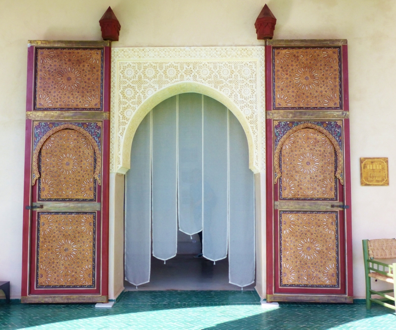 Marrakech Ryad le Jardin Secret porte d'une entrée