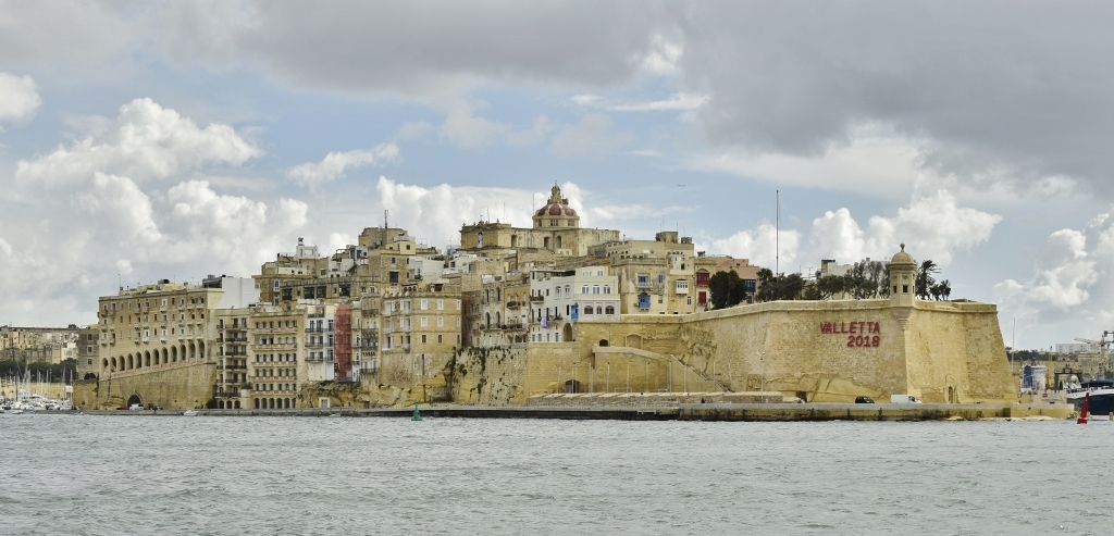 vue sur les trois cités malte